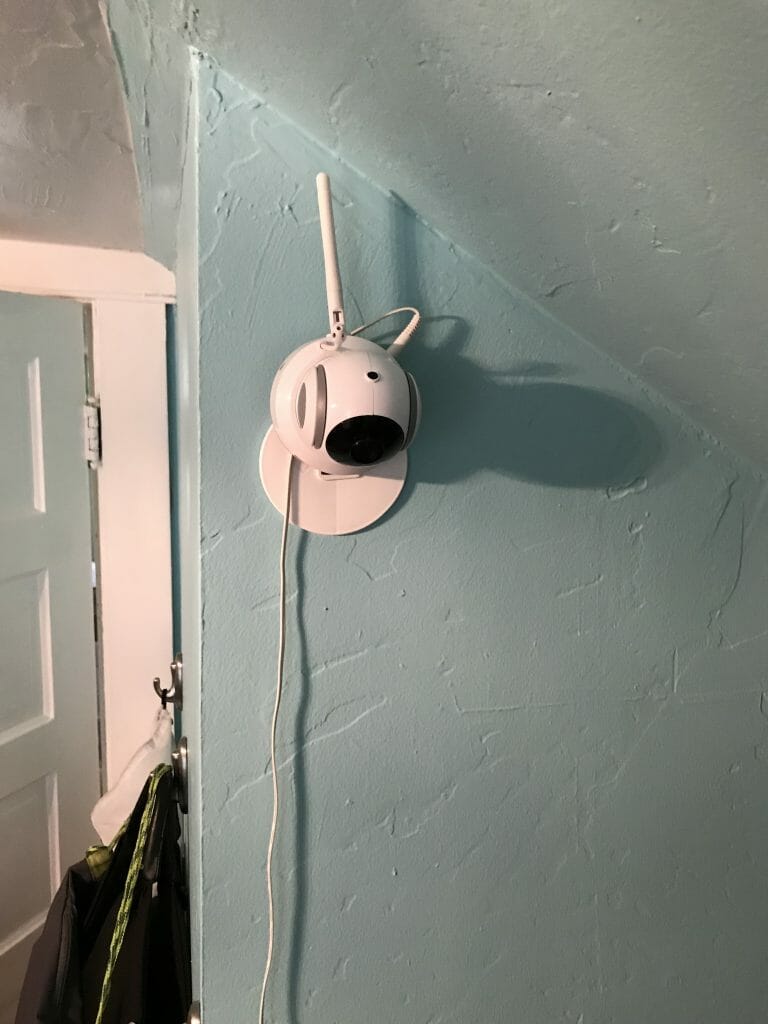 video baby monitor location